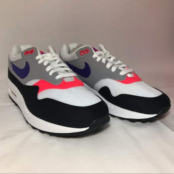 Nike Air Max 1 Raptors Pink Flash Lifestyle Shoes - Picture 4 of 8